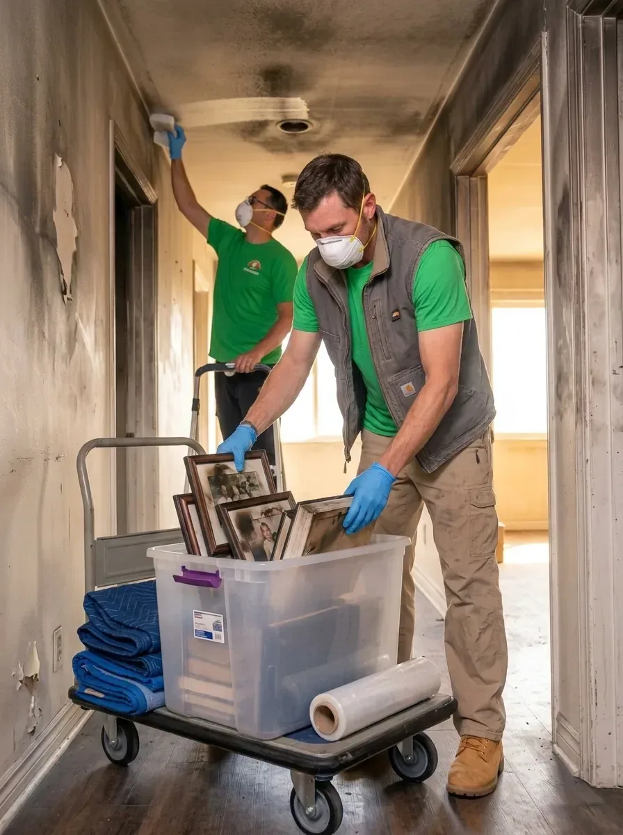 Water extraction in a Escondido garage