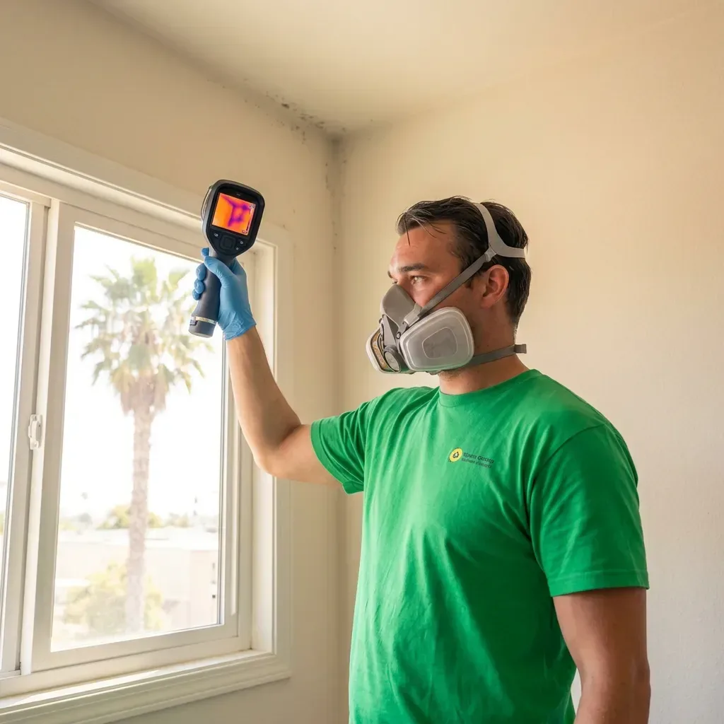 Thermal imaging mold check in Escondido
