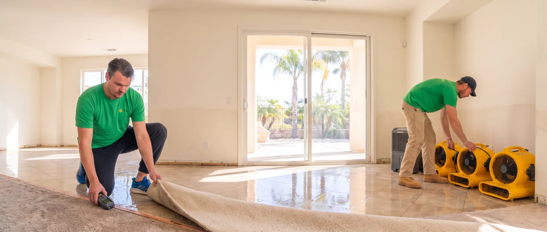 Water damage remediation in Escondido